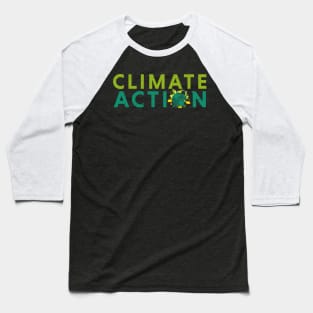 Climate Action Baseball T-Shirt